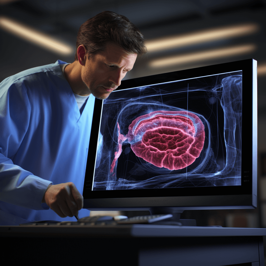 Imaging for mesenteric artery thrombosis